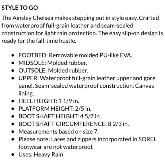 Sorel Suede Unisex Chelsea Boots Sz 5 US - Picture 10 of 15